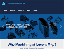 Tablet Screenshot of lucentmfg.com